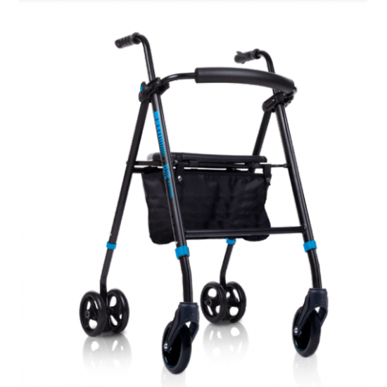 Rollator med sæde og...