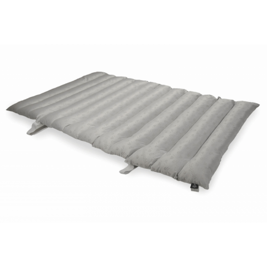 Hollow silicone fiber mattress