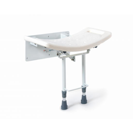 Siège de douche mural avec...