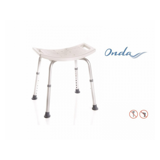 Asiento de ducha sin respaldo