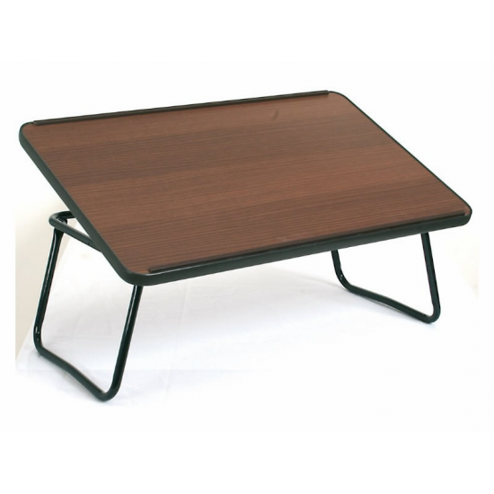 Folding bed side table