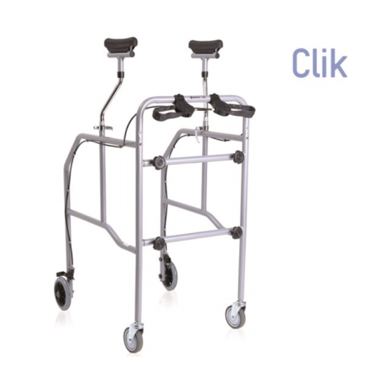 Andador con soporte axilar