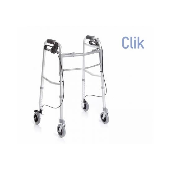 4-pyöräinen kävelijä jarruilla