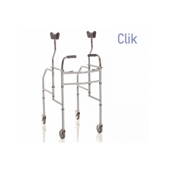 Andador con apoyo axilar y...