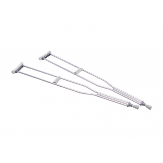 Armhålskryckor i aluminium