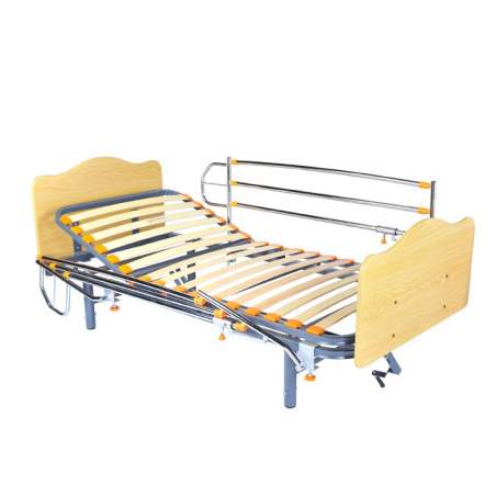Geria Hus cama articulada manualmente 3 Planos, patas regulables