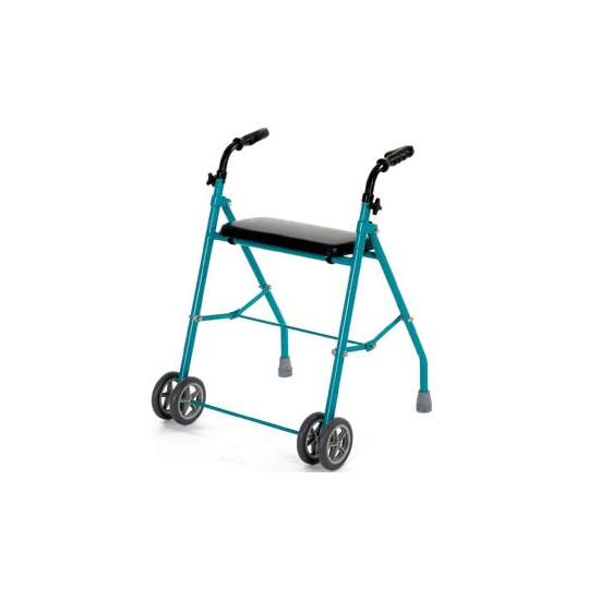 Andadores de Aluminio Plegable Doble Rueda