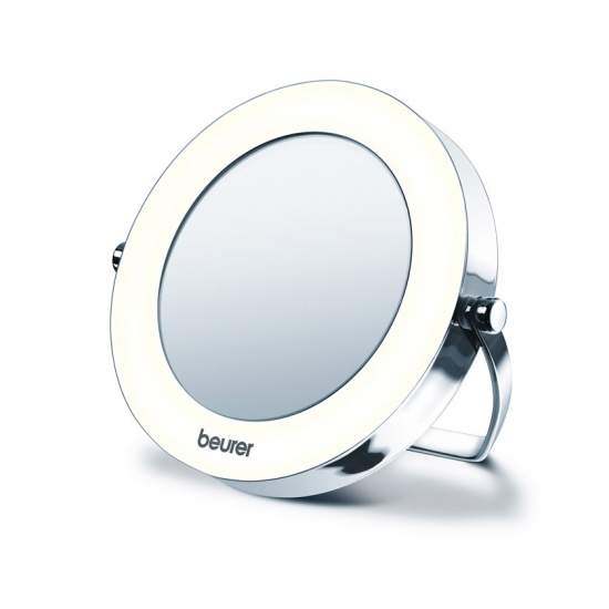 Pocket mirror with light