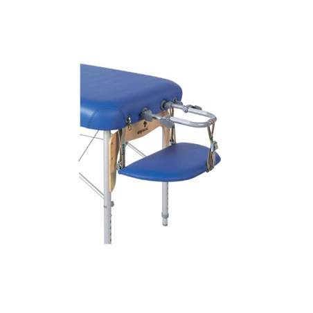 Folding stretcher with aluminum legs