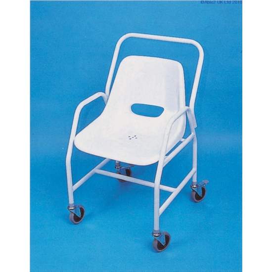 Silla fija de ducha móvil