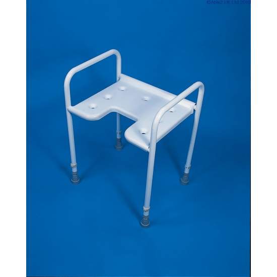 Tabouret de douche avec le clivage