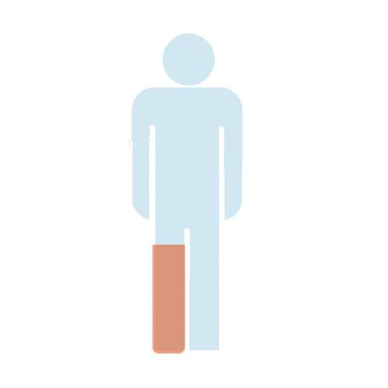 Waterdichte Full Leg ADAS