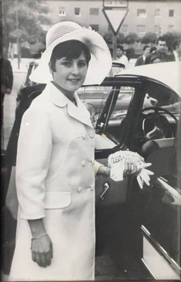 Mría José Chamizo, en una fotografía familiar.