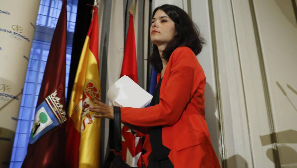 Isabel Serra, candidata por Unidas Podemos-Izquierda Unida-Madrid en Pie a la Presidencia de Madrid.