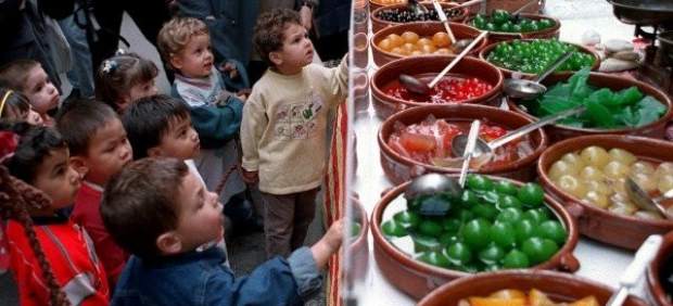 Niños y comida