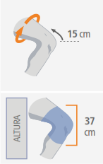 Ortesis funcional de rodilla con control de flexo-extensión OCR100