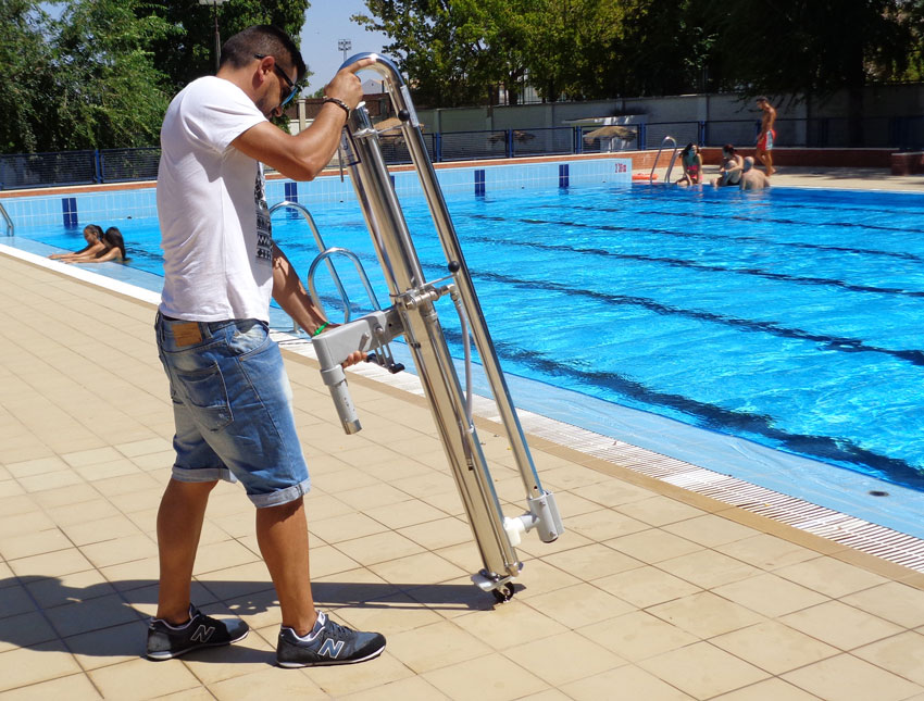 Grúa para piscina desmontable PK